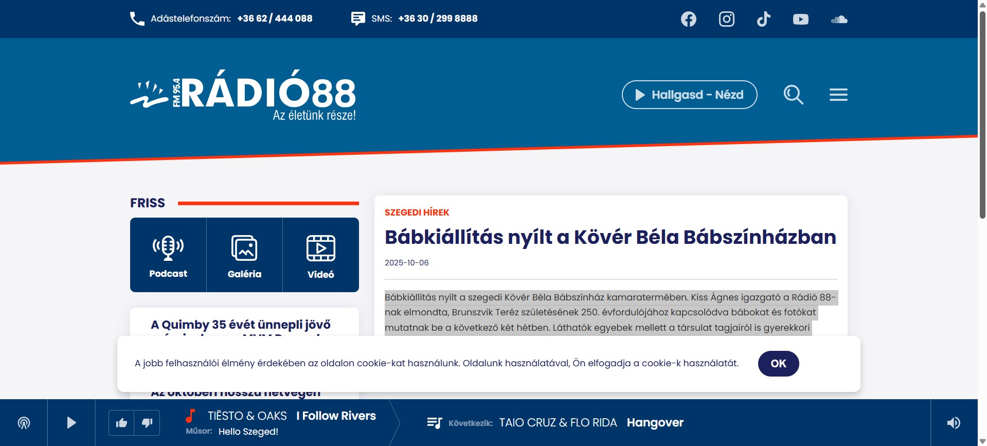 Bábkiállítás nyílt a Kövér Béla Bábszínházban