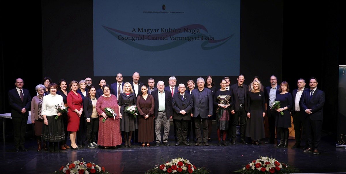 Akikre büszkék lehetünk: több mint harminc szakember részesült elismerésben Szegeden, a magyar kultúra napja alkalmából