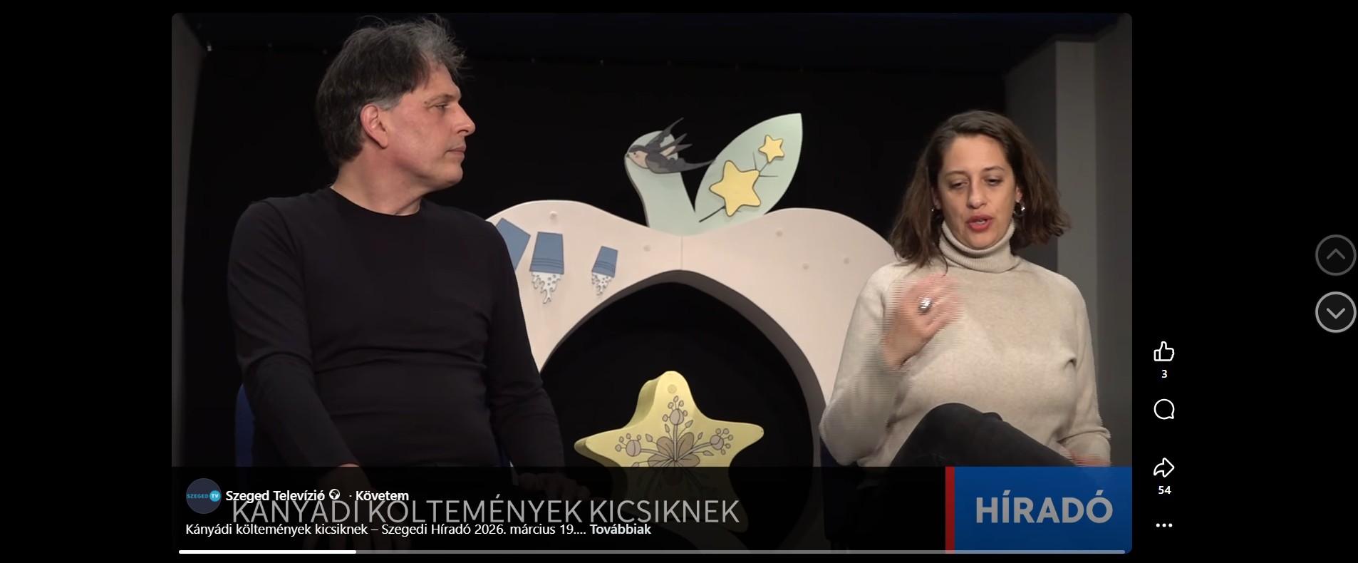 Kányádi költemények kicsiknek – Szegedi Híradó 2026. március 19.