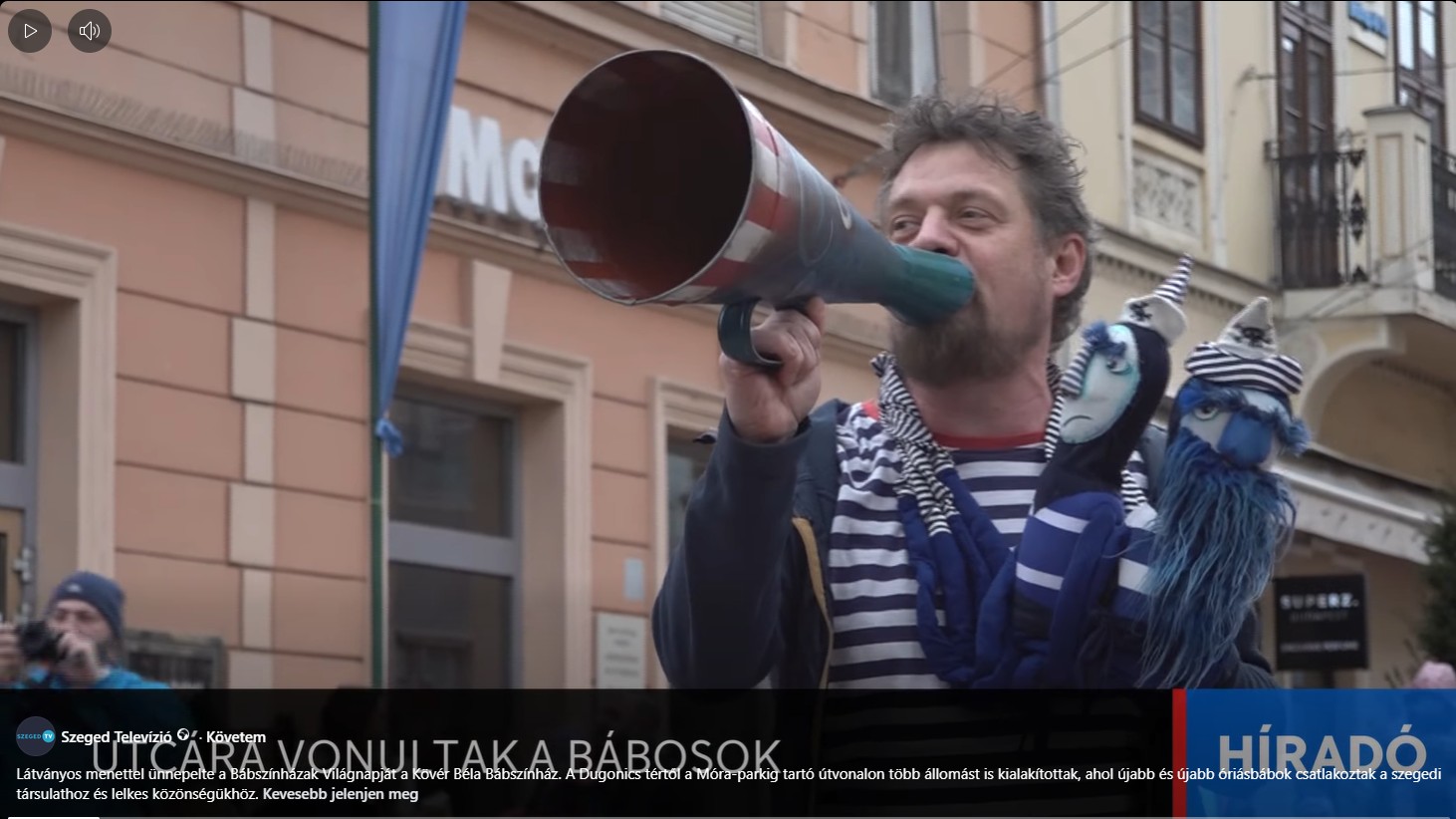 Utcára vonultak a bábosok