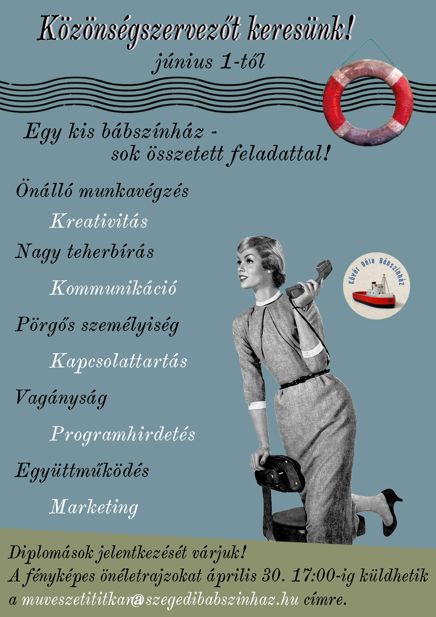 Közönségszervezőt keresünk!