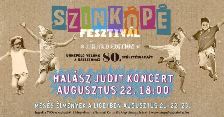Jön a SZINkópé – Óriásbábokkal és Halász Judittal ünnepel Szeged 80 éves bábszínháza